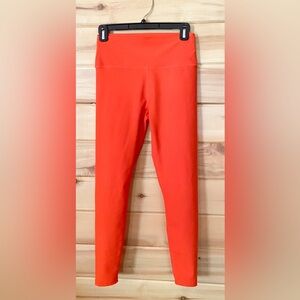 Sage Size Medium Orange Women’s Leggings for Gym Workouts and Leisure